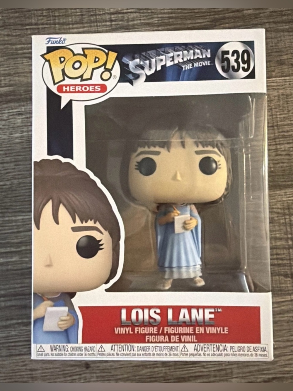 2025 Funko Pop Heroes Superman The Movie Lois Lane Figure #539